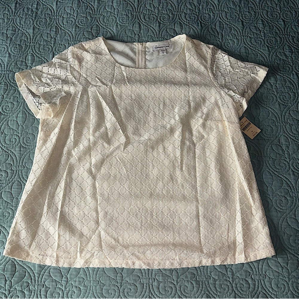 Coldwater Creek Rondelle Top